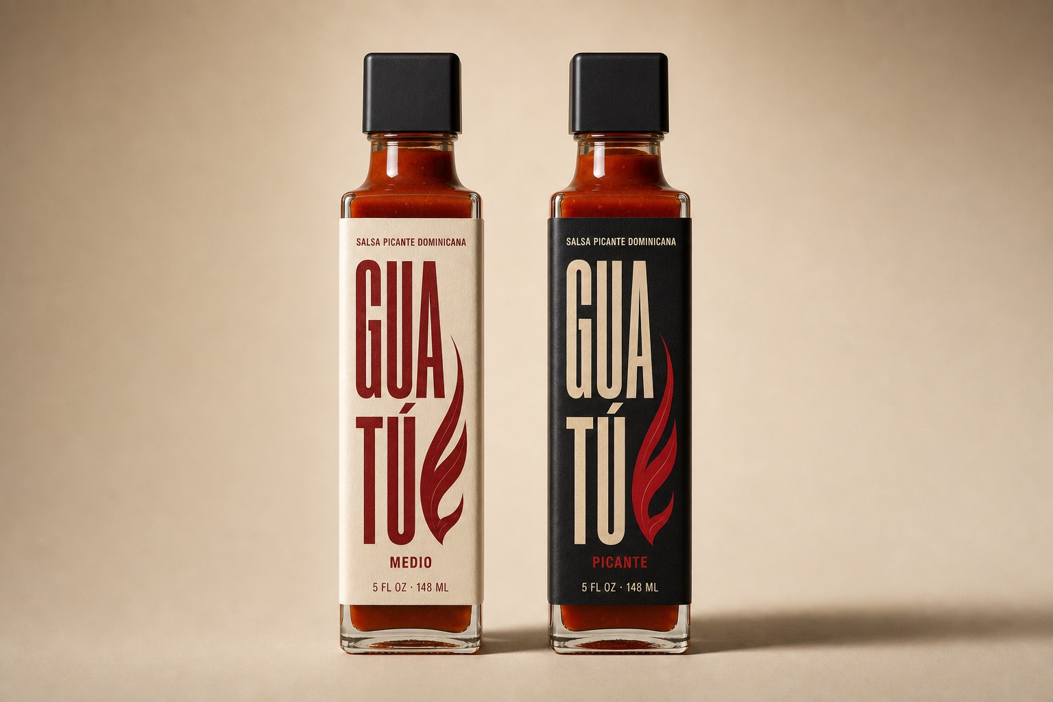Botellas de Guatú, Medio y Picante